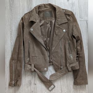 NWOT BLANK NYC Suede Leather Motorcycle Jacket